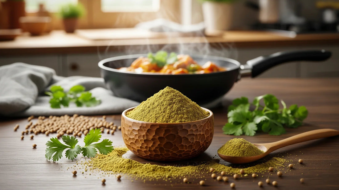 Coriander Powder (پسا دھنیا): Benefits, Uses, Nutrition, Recipes & Complete Buying Guide