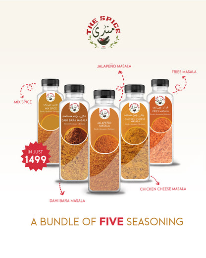 Five Masala Bundle |100 Grams Each | Free Delivery
